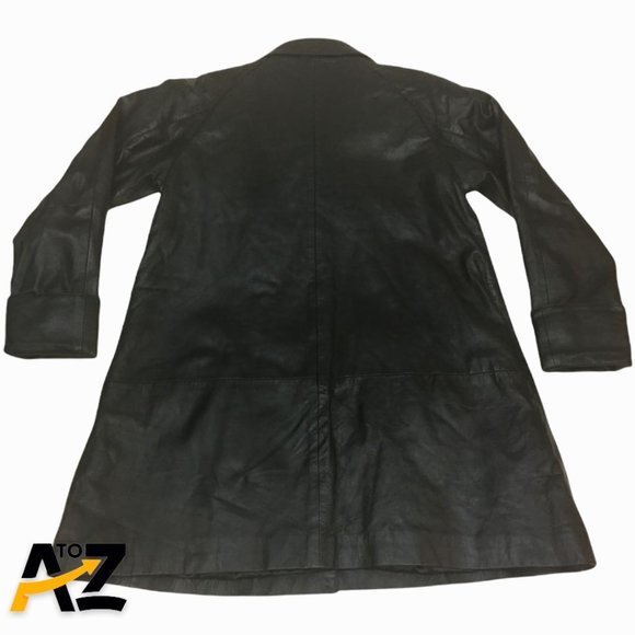 Women's Excelled Black Leather Jacket Size S - Picture 3 of 14